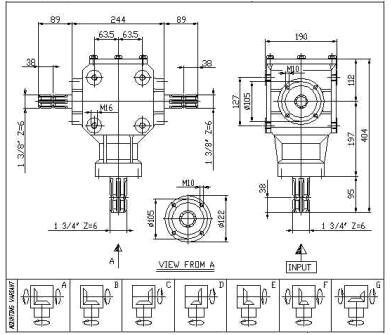 Gearbox For Agricultural Machinery china