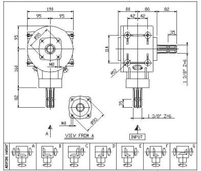 Gearbox For Agricultural Machinery china