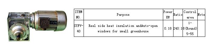 Reducers for greenhouse